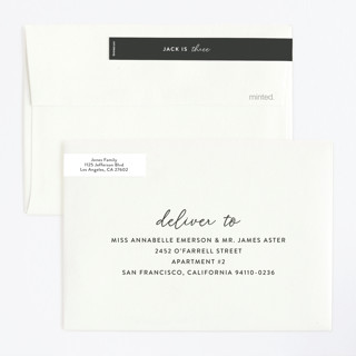 This is a snow kids birthday invitations with standard by Kasia Labocki called birthday script printing on signature in standard