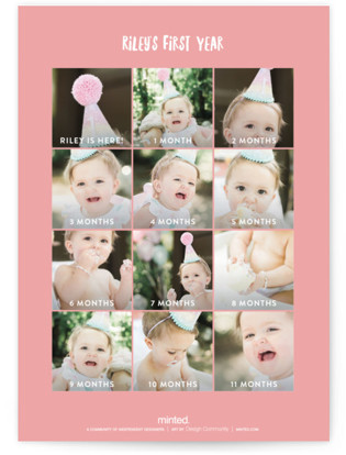 This is a berry kids birthday invitations with standard by Jennifer Wick called let's bake! printing on signature in standard