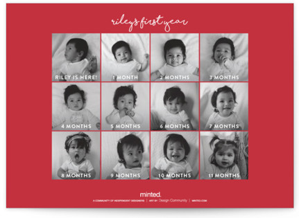 This is a red candy kids birthday invitations with standard by Remioni called bear printing on signature in standard