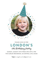 Party Hat Children&apos;s Birthday Party Invitations By Hooray Creative