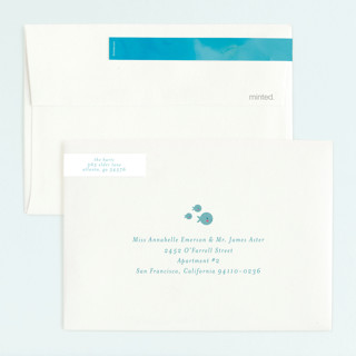 This is a aqua kids birthday invitations with standard by Lori Wemple called mermaid printing on signature in standard