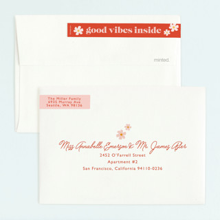 This is a rose kids birthday invitations with standard by Hudson meet Rose called let's get groovy printing on signature in standard