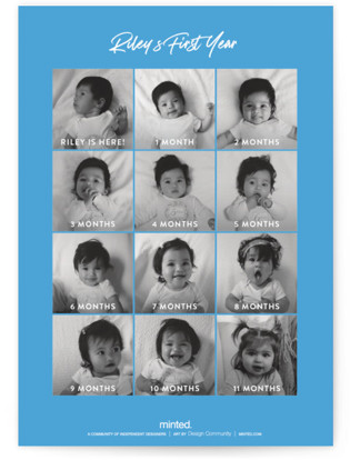 This is a sherbet kids birthday invitations with standard by Jessie Steury called rainbow photo printing on signature in standard