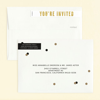 This is a snow kids birthday invitations with standard by Lehan Veenker called confetti printing on signature in standard