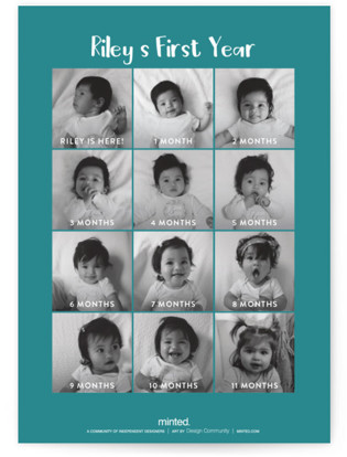 This is a azure kids birthday invitations with standard by Grae called little mermaid printing on signature in standard