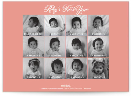 This is a petal kids birthday invitations with standard by Anastasia Makarova called floral five printing on signature in standard
