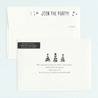 This is a sugar kids birthday invitations with standard by Susan Asbill called yippee for three! printing on signature in standard