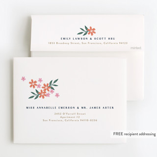 This is a vanilla thank you cards with foil pressed by Alethea and Ruth called tea party cups printing on strathmore in standard