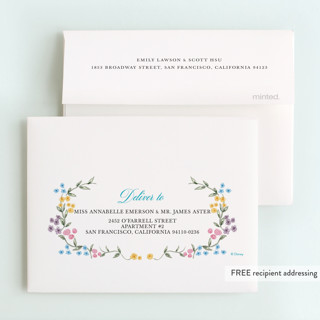 This is a coral thank you cards with foil pressed by Cass Loh called disney princess garden party printing on strathmore in standard