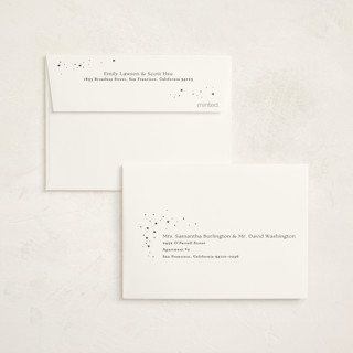 This is a sky thank you cards with foil pressed by Joyce Pinheiro called twinkle twinkle printing on strathmore in standard