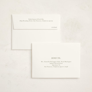 This is a vanilla kids thank you cards with foil pressed by Baumbirdy called delicate cross. frame printing on strathmore in standard
