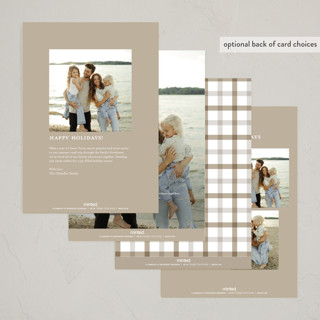 This is a caramel photo christmas cards with standard by Carolyn Nicks called photo surround printing on recycled smooth signature in standard