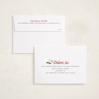 This is a cranberry photo christmas cards with standard by Pixel and Hank called joy snapshot printing on recycled smooth signature in standard