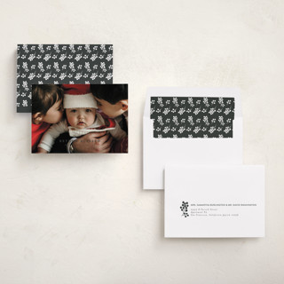 This is a ink photo christmas cards with standard by Deynaaz Daraei called allium printing on recycled smooth signature in standard