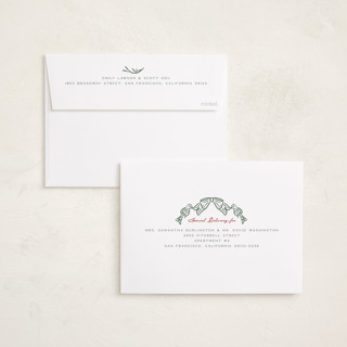 This is a evergreen photo christmas cards with standard by Cindy Reynolds called bird doodle printing on recycled smooth signature in standard
