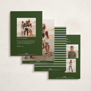 This is a evergreen photo christmas cards with standard by Jessica Williams called simply joy printing on recycled smooth signature in standard