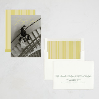 This is a limoncello photo christmas cards with standard by Alston Foster called classic glory printing on recycled smooth signature in standard
