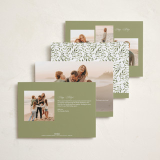This is a snow photo christmas cards with standard by Leia Matt called joyful expression printing on recycled smooth signature in standard
