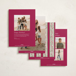 This is a snow photo christmas cards with standard by Robert and Stella called quinn printing on recycled smooth signature in standard