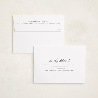 This is a ink photo christmas cards with standard by Wildfield Paper Co called happy holiday printing on recycled smooth signature in standard