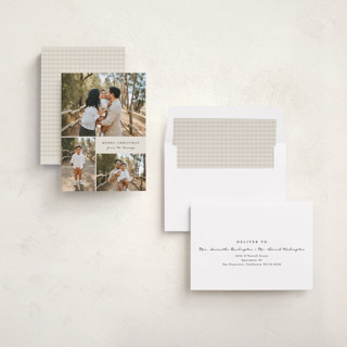 This is a cookie dough photo christmas cards with standard by Brianne Larsen called modern simple printing on recycled smooth signature in standard