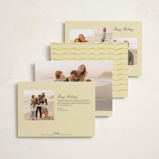 This is a buttercup photo christmas cards with standard by Nicoletta Savod called vintage charm printing on recycled smooth signature in standard