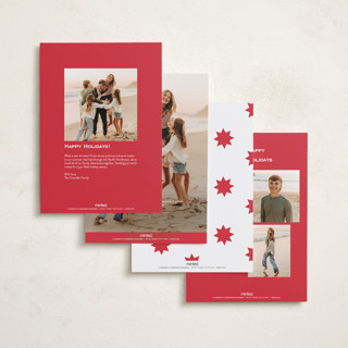 This is a santa suit photo christmas cards with standard by Blustery August called sparkling cider printing on recycled smooth signature in standard