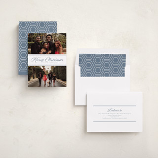 This is a sky photo christmas cards with standard by Nicole Walsh called two photo split printing on recycled smooth signature in standard