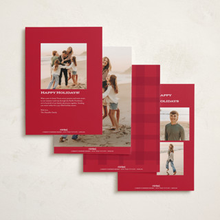 This is a penguin photo christmas cards with standard by Lea Delaveris called picks printing on recycled smooth signature in standard