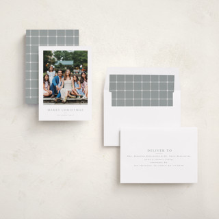 This is a ash photo christmas cards with standard by Wildfield Paper Co called daisies printing on recycled smooth signature in standard