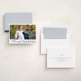 This is a glacier photo christmas cards with standard by Carolyn MacLaren called merry mix printing on recycled smooth signature in standard