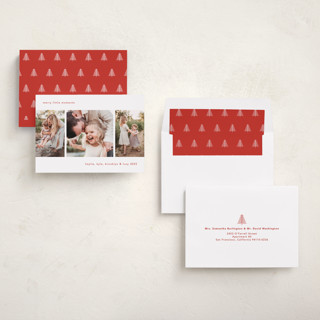 This is a marshmallow photo christmas cards with standard by Mary Kay Garttmeier called merry little moments printing on recycled smooth signature in standard