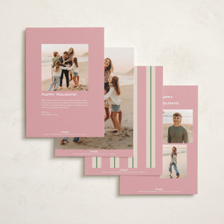 This is a bubblegum photo christmas cards with standard by Annie Shapiro called regent printing on recycled smooth signature in standard