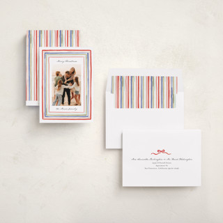 This is a gumdrop photo christmas cards with standard by Alethea and Ruth called painted frame lines printing on recycled smooth signature in standard