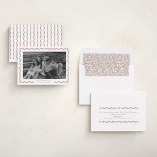 This is a holly berry photo christmas cards with standard by Susan Moyal called delicate frame printing on recycled smooth signature in standard