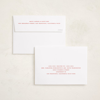 This is a peppermint photo christmas cards with standard by Julie Murray called poinsettia printing on recycled smooth signature in standard