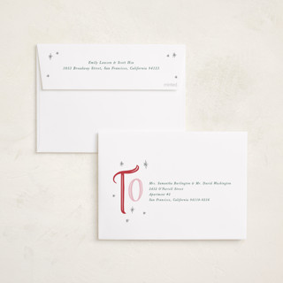 This is a candy photo christmas cards with standard by Leah Bisch called jolly season printing on recycled smooth signature in standard