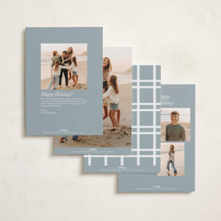 This is a wintermint photo christmas cards with standard by Blustery August called hope printing on recycled smooth signature in standard