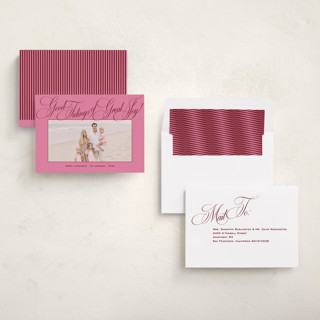 This is a gumdrop photo christmas cards with standard by Megan Davis called praline printing on recycled smooth signature in standard