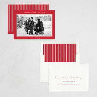 This is a ruby photo christmas cards with standard by Alston Foster called always printing on recycled smooth signature in standard