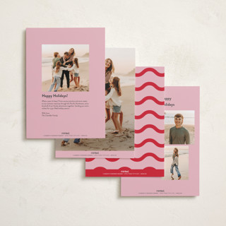 This is a gumdrop photo christmas cards with standard by Alicia Schultz called holiday delight printing on recycled smooth signature in standard