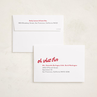 This is a gumdrop photo christmas cards with standard by Alicia Schultz called holiday delight printing on recycled smooth signature in standard