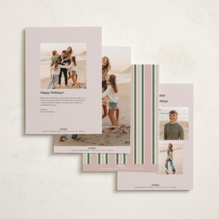 This is a sugar plum photo christmas cards with standard by Morgan Kendall called viewfinder printing on recycled smooth signature in standard