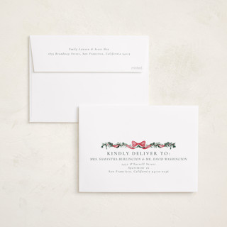 This is a wreath photo christmas cards with standard by Petra Kern called festival printing on recycled smooth signature in standard