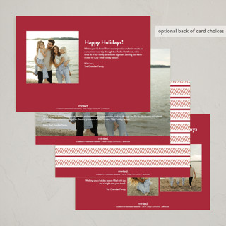 This is a ruby photo christmas cards with standard by Alston Foster called the highest printing on recycled smooth signature in standard