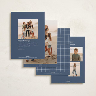 This is a marine photo christmas cards with standard by Lauren Chism called up top printing on recycled smooth signature in standard