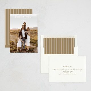 This is a snow photo christmas cards with standard by Stacey Meacham called typed up printing on recycled smooth signature in standard
