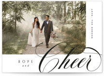 This is a black photo christmas card by Owl and Toad called Peace on Earth Corner with standard printing on recycled smooth signature in standard.