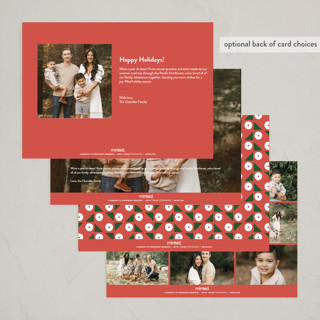 This is a snow photo christmas cards by Carrie ONeal called snow tracks in petite