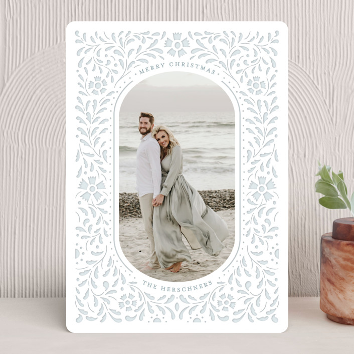 "Victoria" - Christmas Photo Cards in Sky by Meagan Christensen.